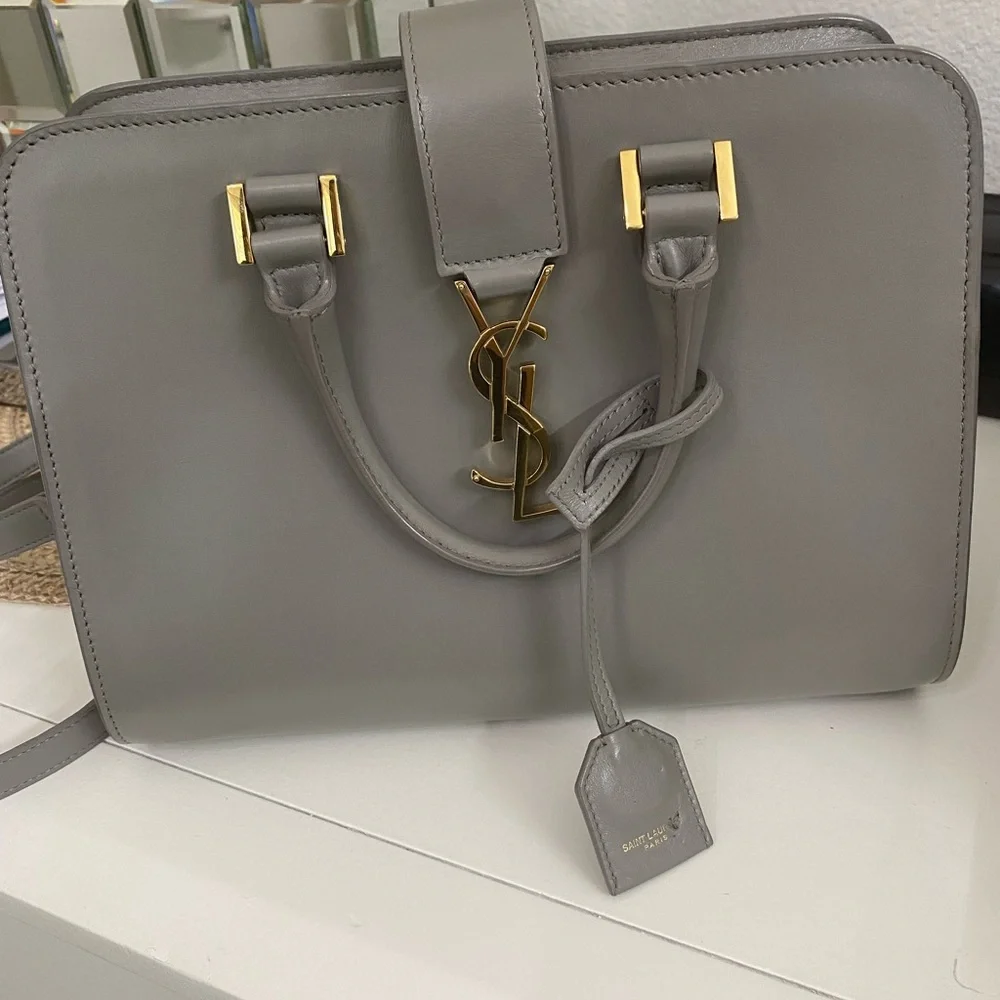 Authentic Saint Laurent Baby canvas fog bag